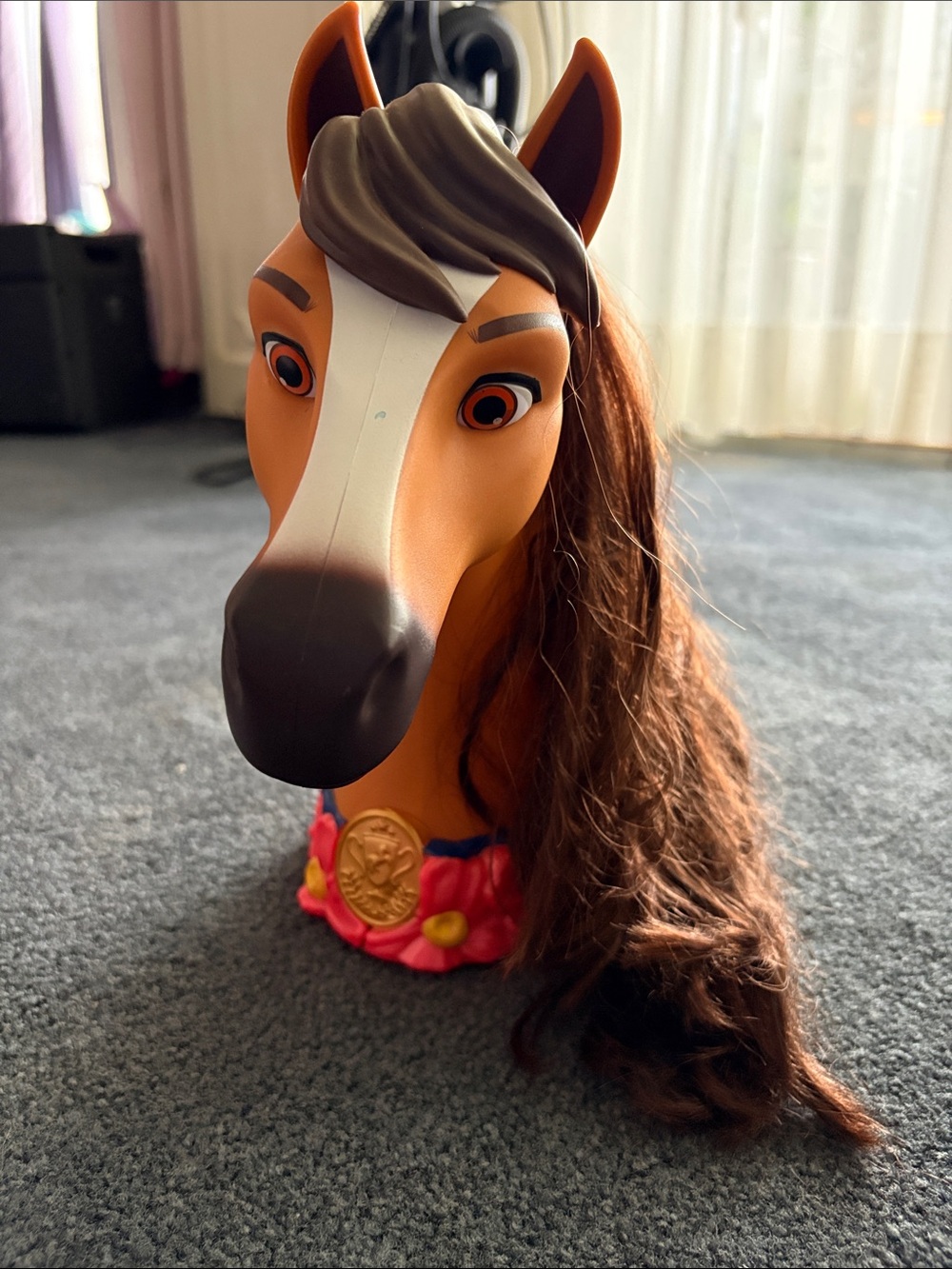 Disney Spirit Untamed Horse Styling Head Hidden Storage Compartment Toy